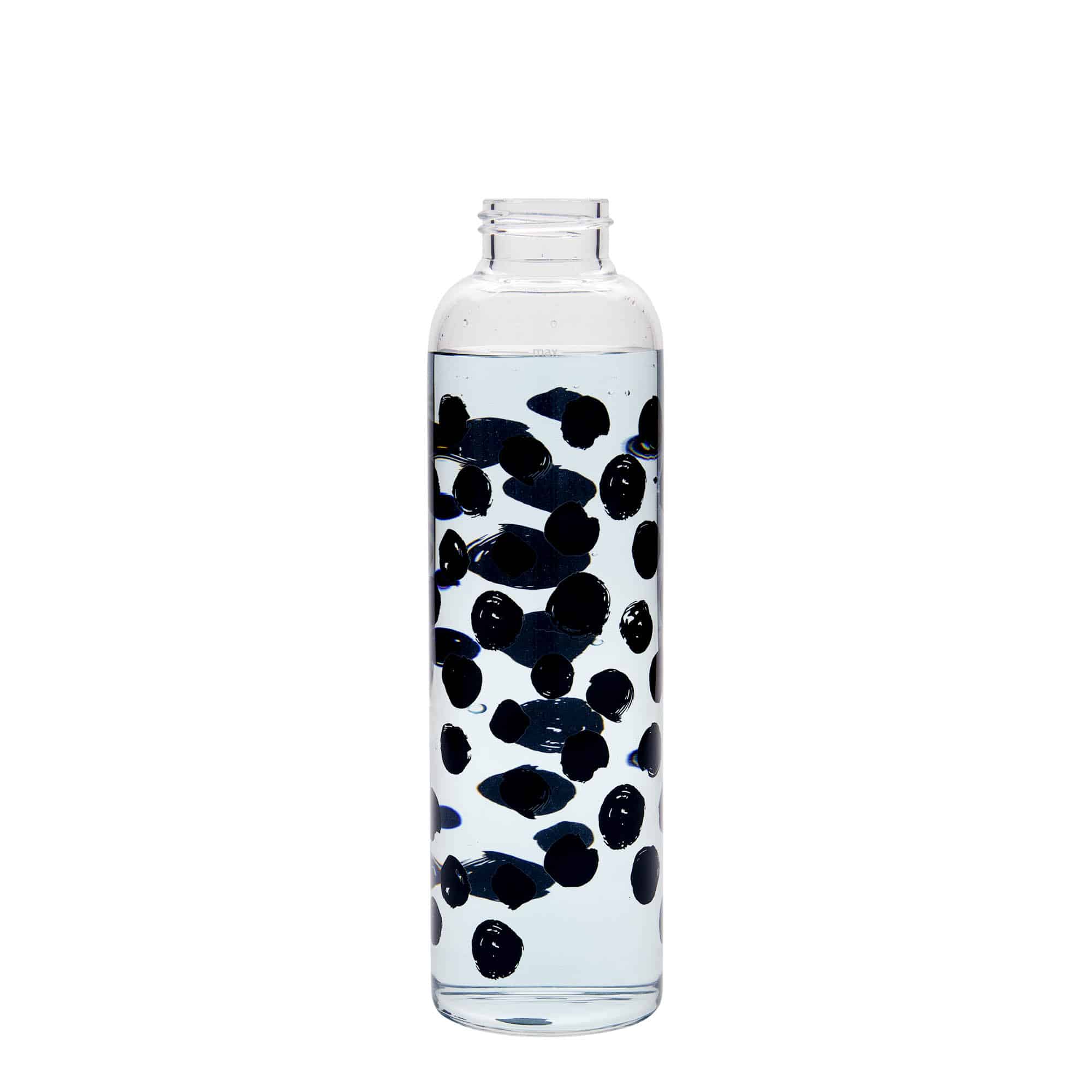 500 ml butelka do picia 'Perseus', wzór: czarne kropki, zamknięcie: zakrętka