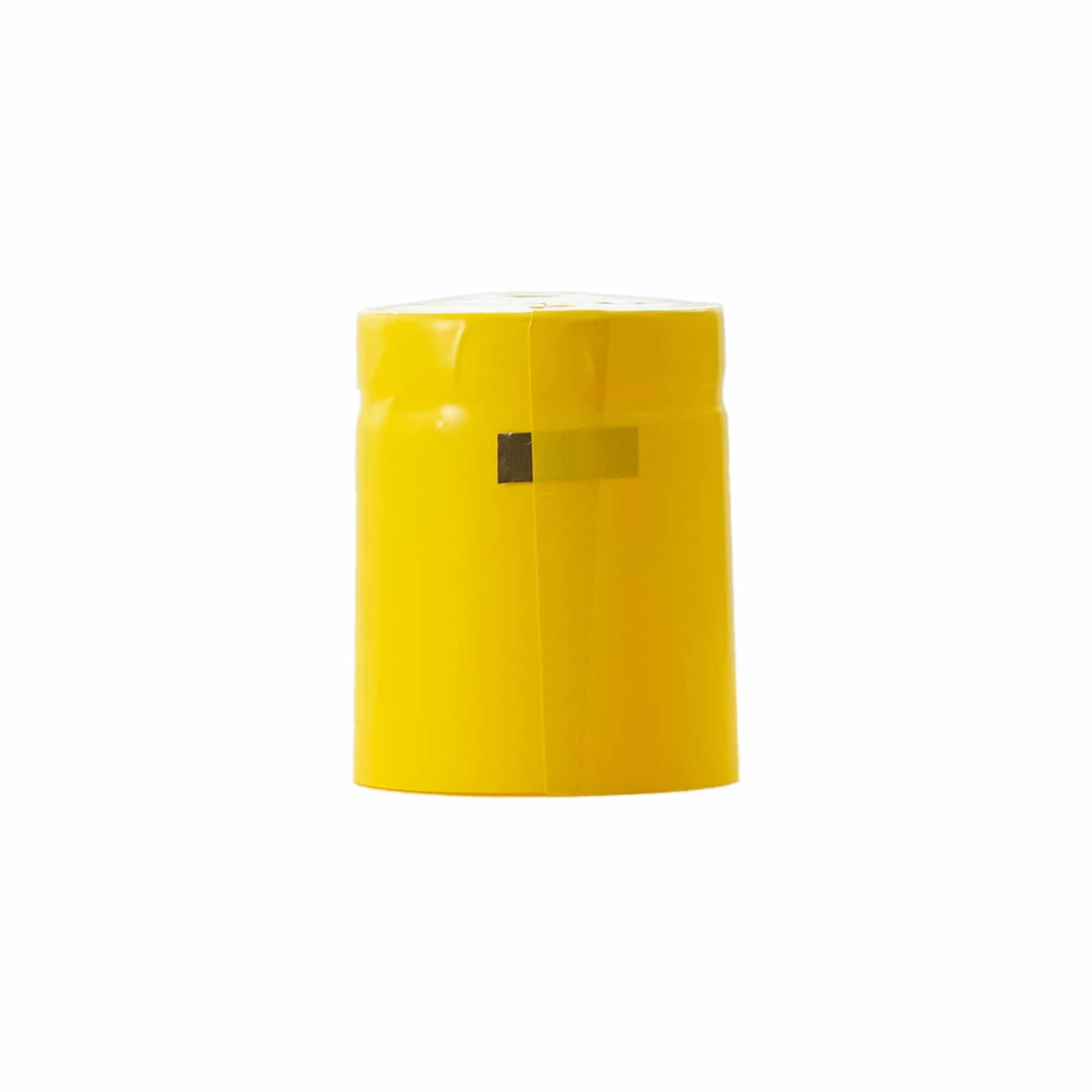 Kapturek termokurczliwy 32x41, tworzywo sztuczne PVC, kolor żółty