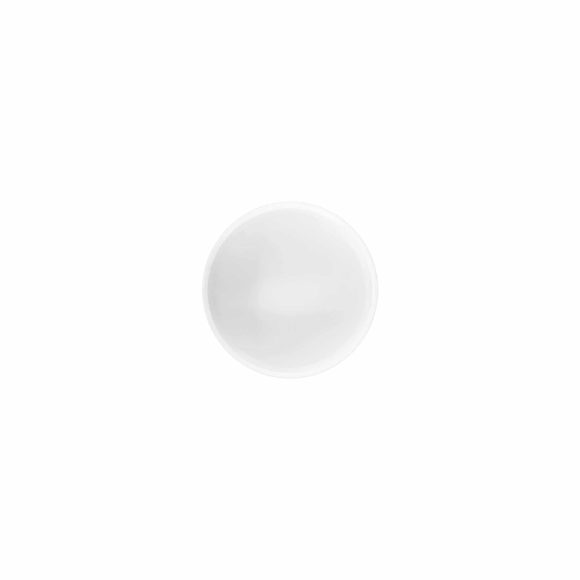 Zakrętka 'White Line' 35 ml, tworzywo sztuczne PP, kolor biały