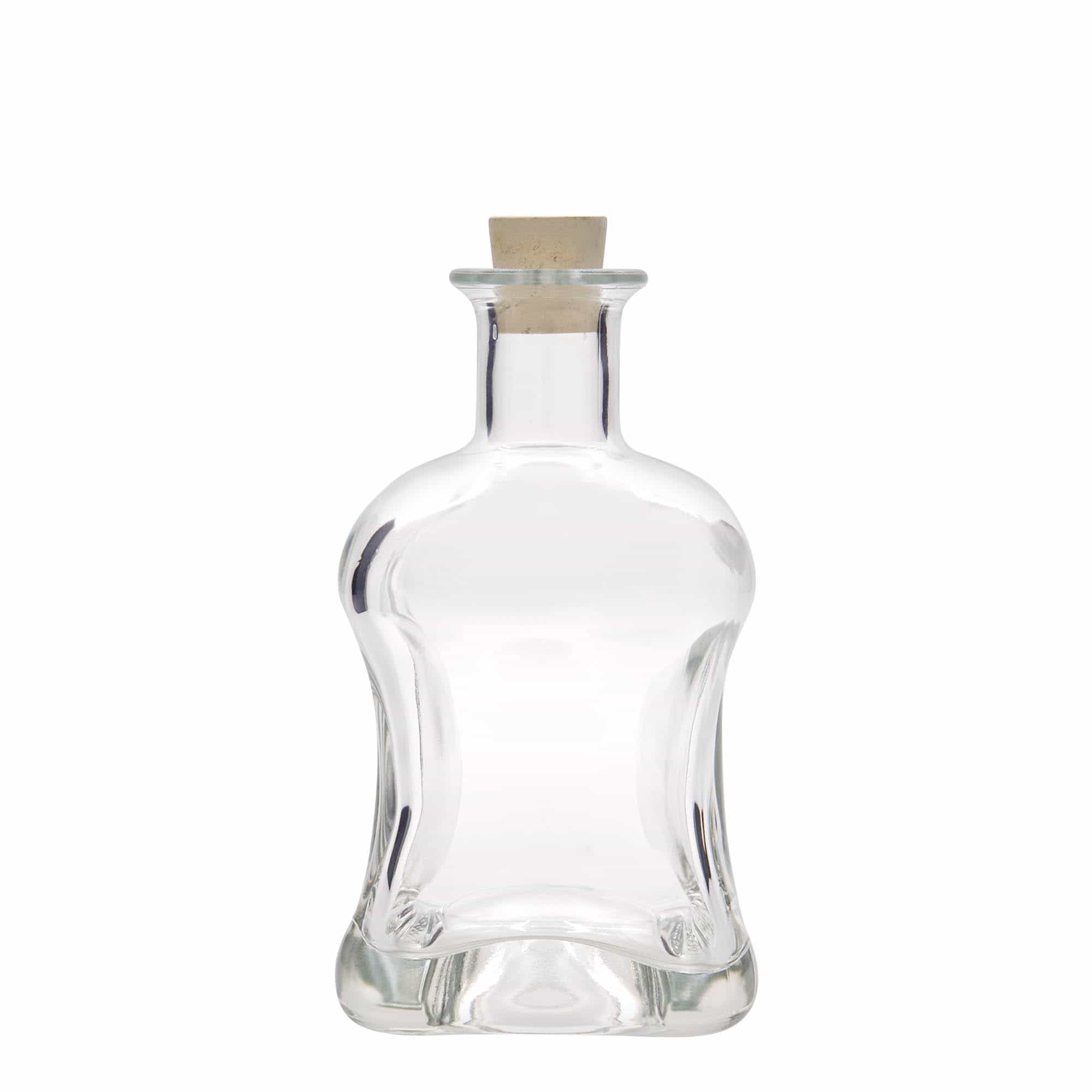 500 ml butelka szklana 'Dublin', kwadratowa, zamknięcie: korek