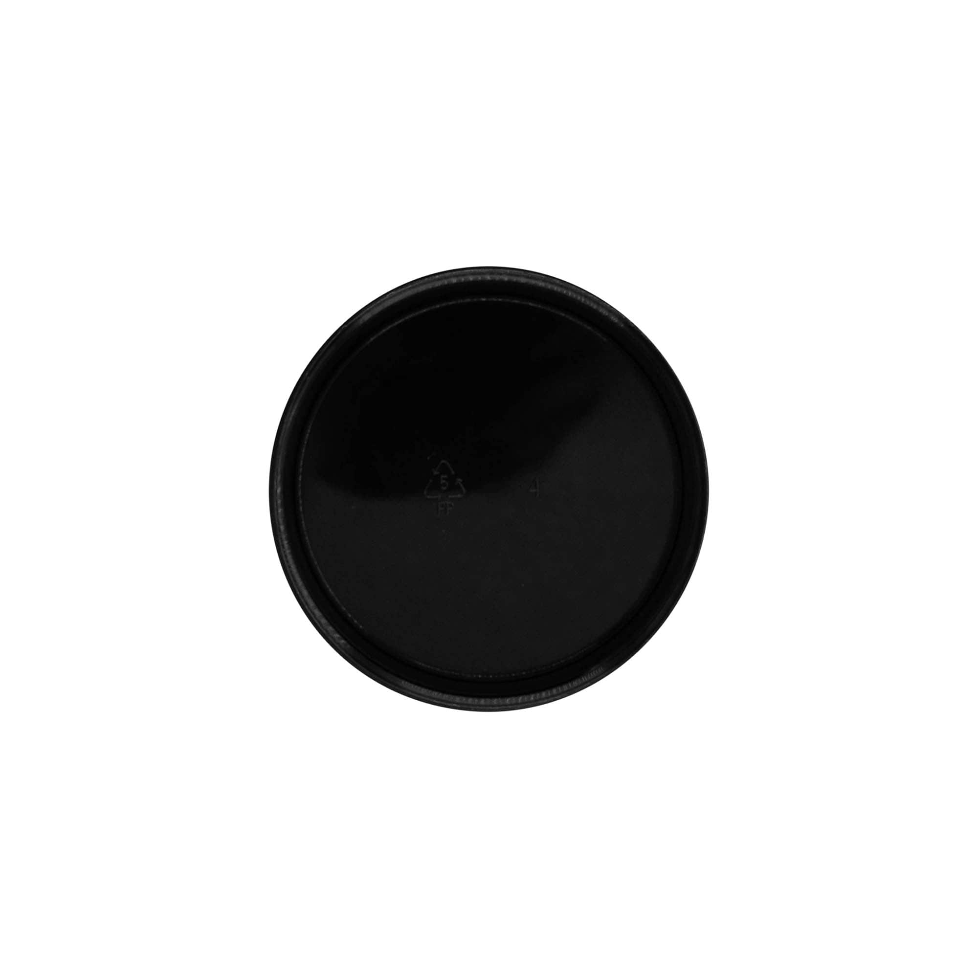 Zakrętka, tworzywo sztuczne PP, kolor czarny, do zamknięcia: GPI 70/400