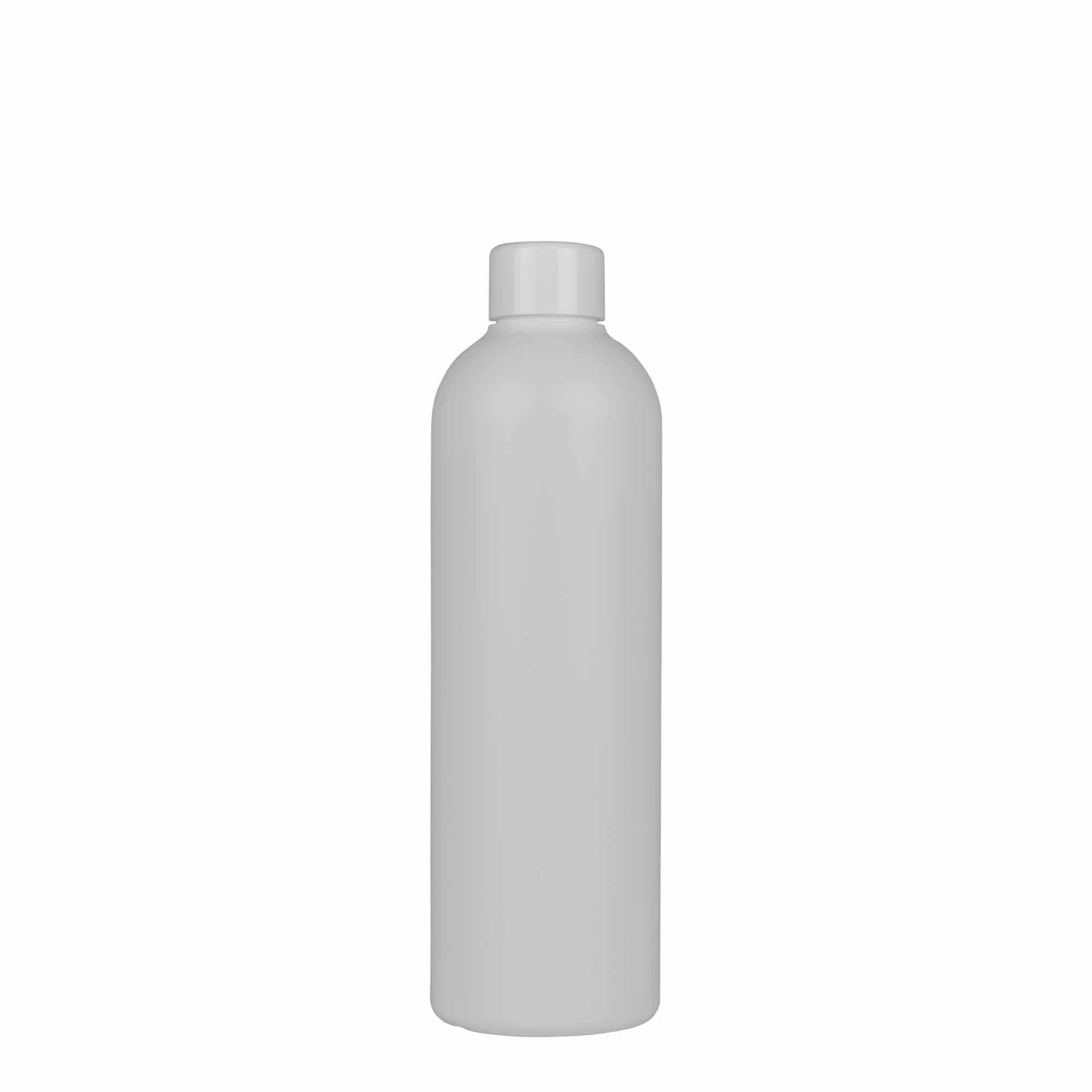 300 ml butelka z tworzywa sztucznego 'Tuffy', HDPE, kolor biały, zamknięcie: GPI 24/410