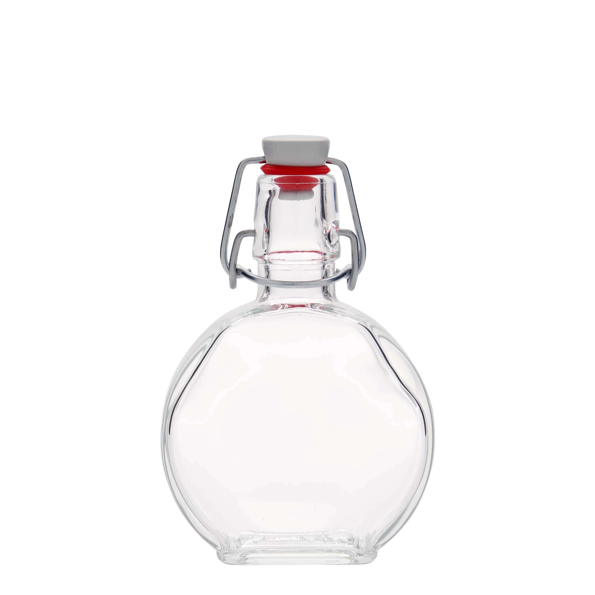 200 ml butelka szklana 'Sensatione', prostokątna, zamknięcie: Zamknięcie pałąkowe