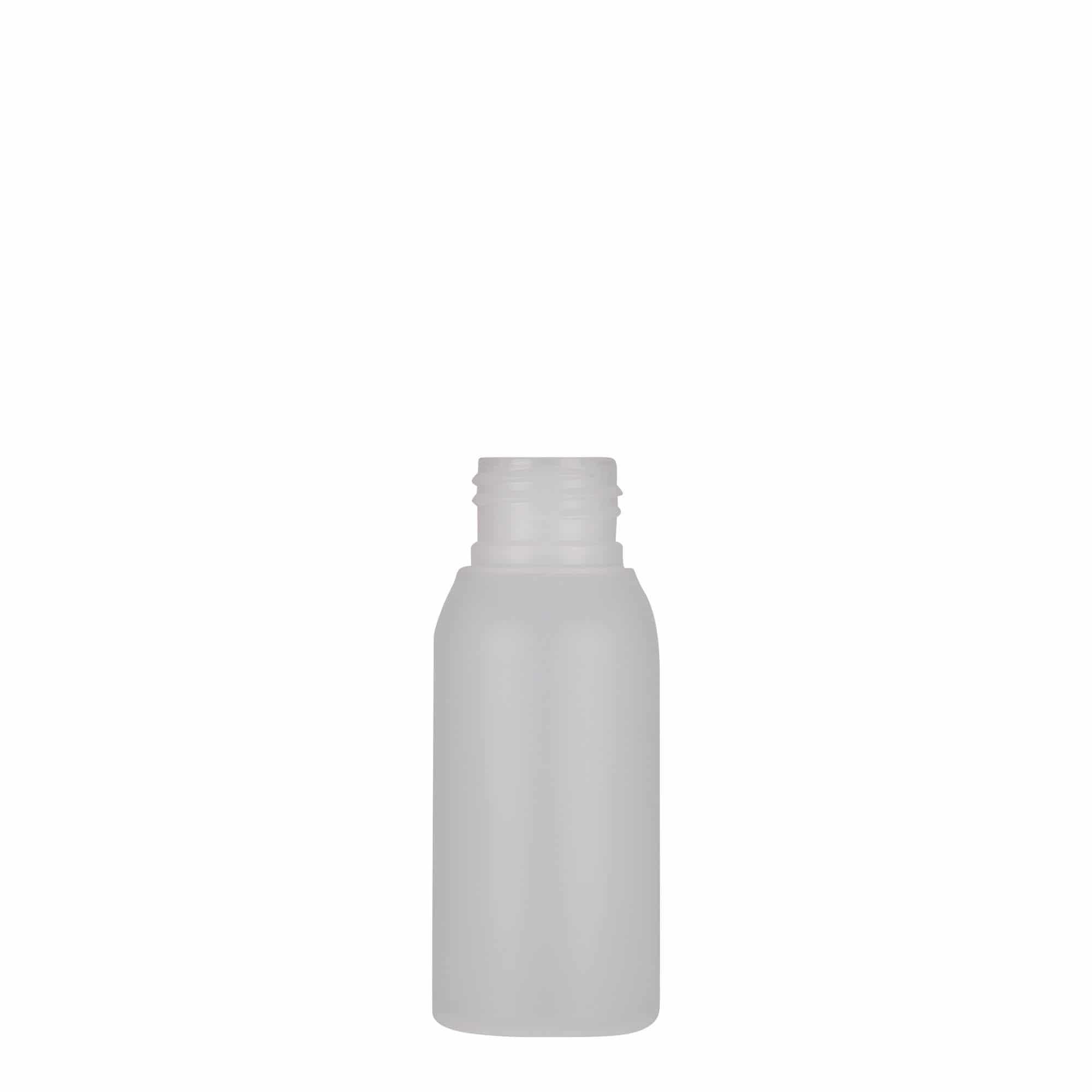 50 ml butelka z tworzywa sztucznego 'Tuffy', HDPE, kolor naturalny, zamknięcie: GPI 24/410