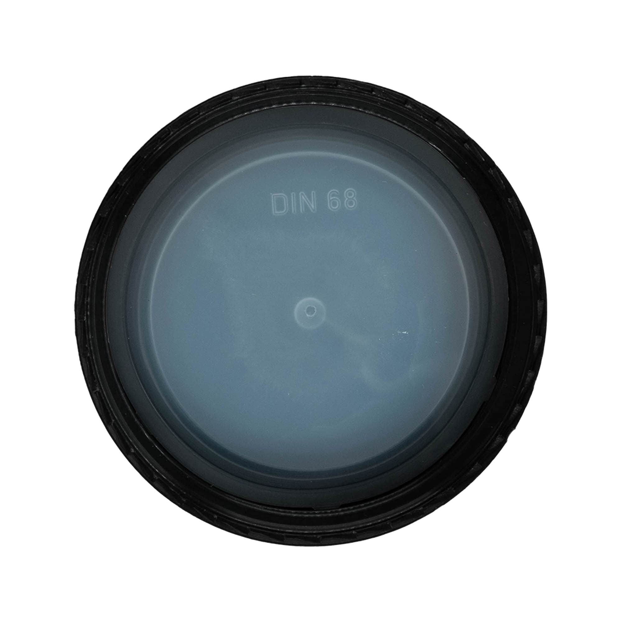 Zakrętka, tworzywo sztuczne PP, kolor czarny, do zamknięcia: DIN 68