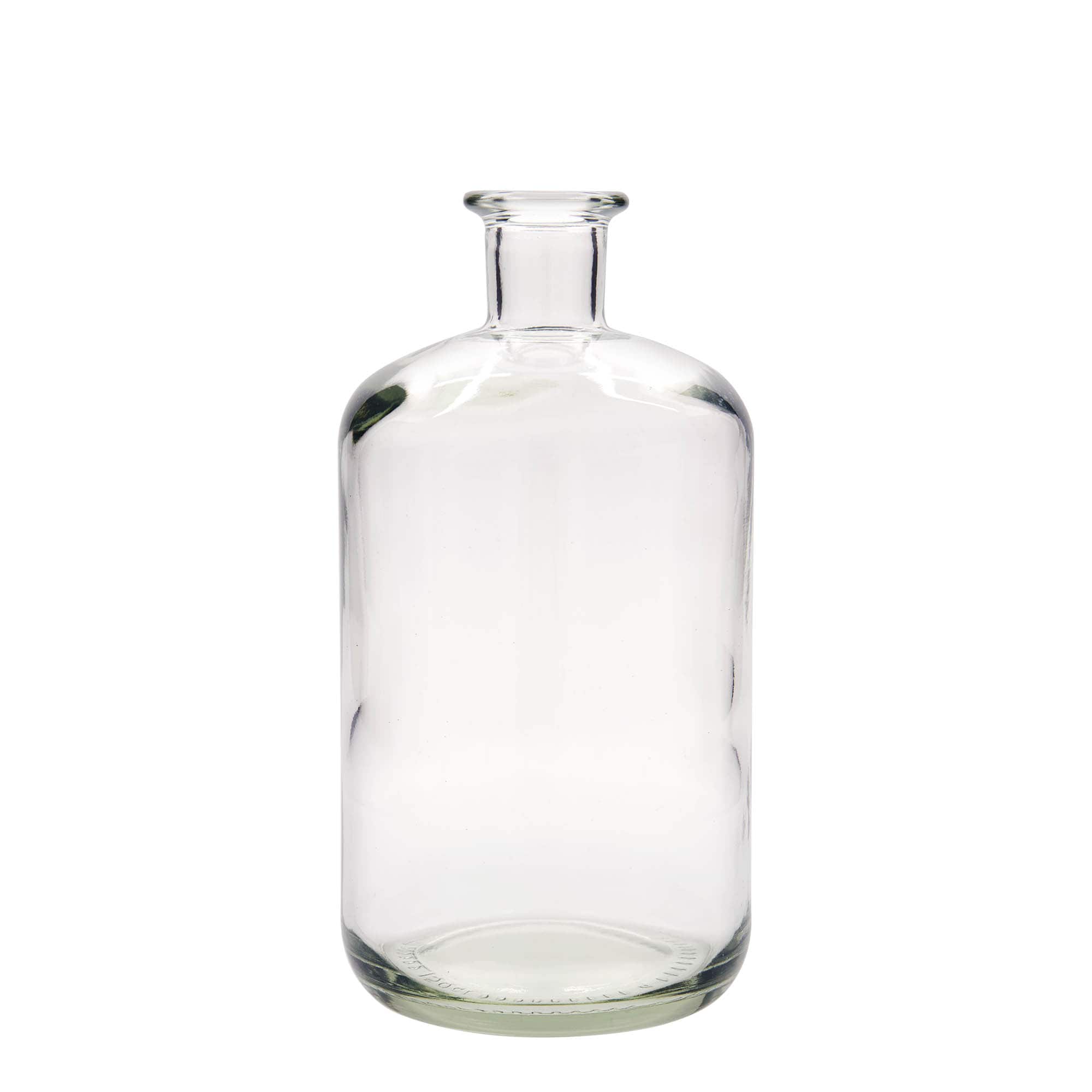 1500 ml butelka szklana apteczna, zamknięcie: korek