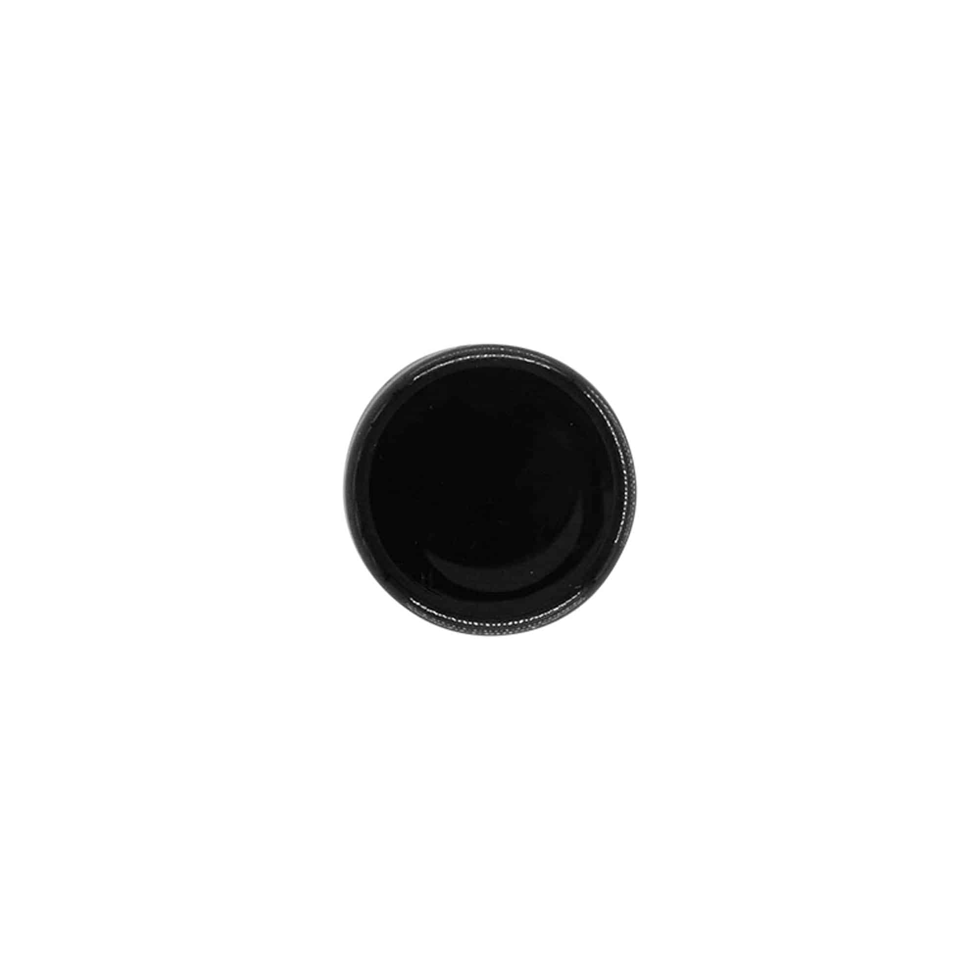 Zakrętka, tworzywo sztuczne PP, kolor czarny, do zamknięcia: GPI 20/410