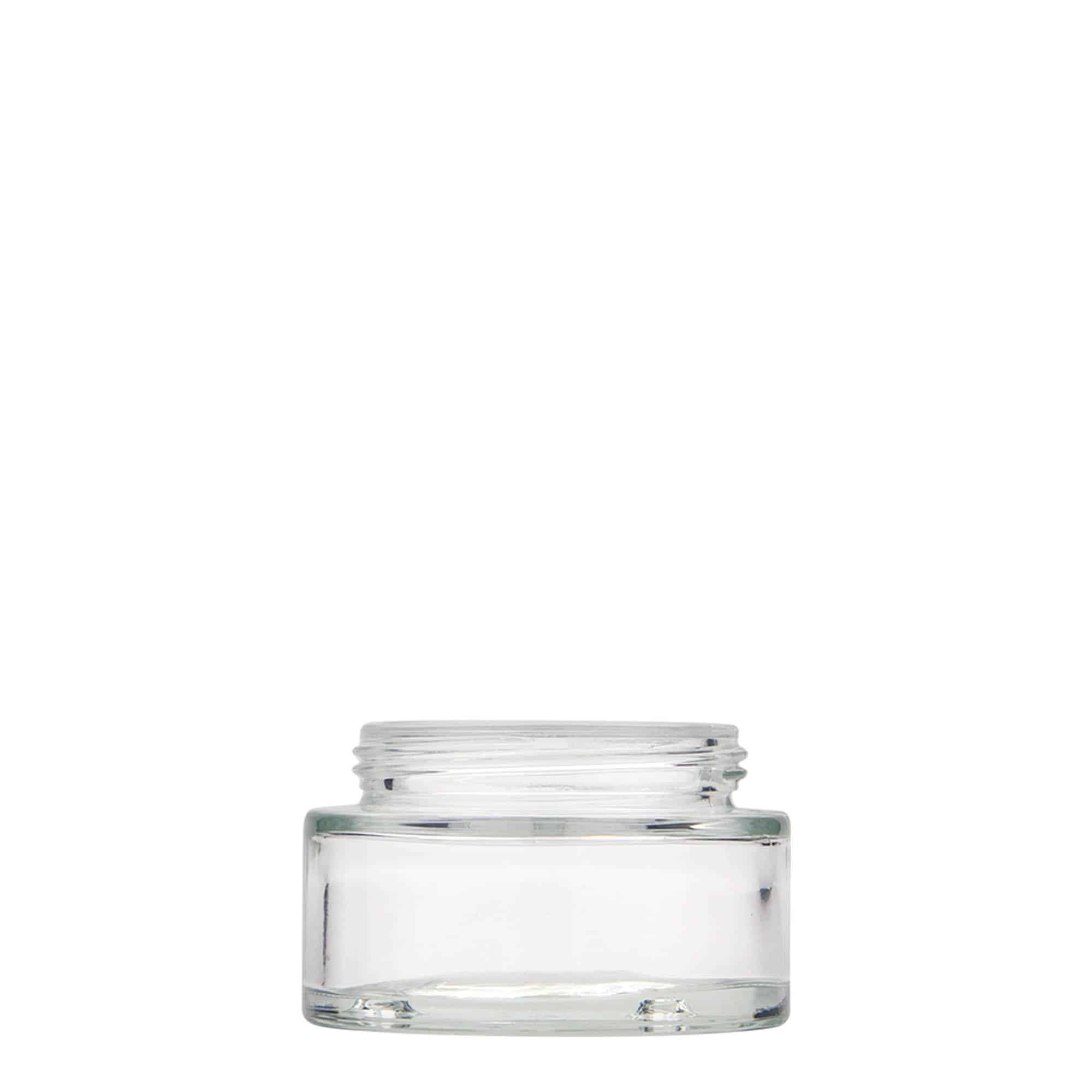 50 ml pojemnik na kosmetyki 'Clear Edition', szkło, zamknięcie: zakrętka