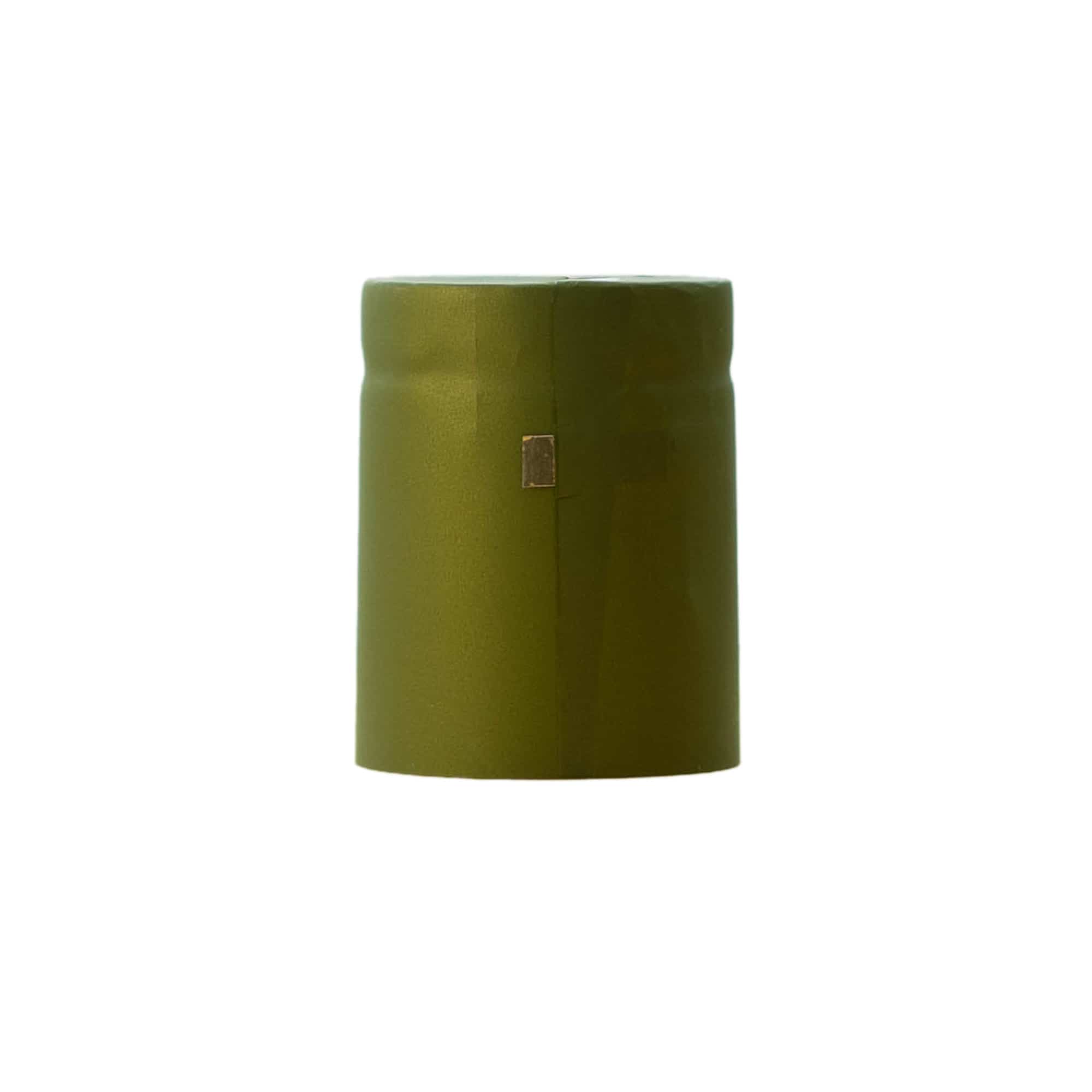 Kapturek termokurczliwy 32x41, tworzywo sztuczne PVC, kolor oliwkowo-zielony