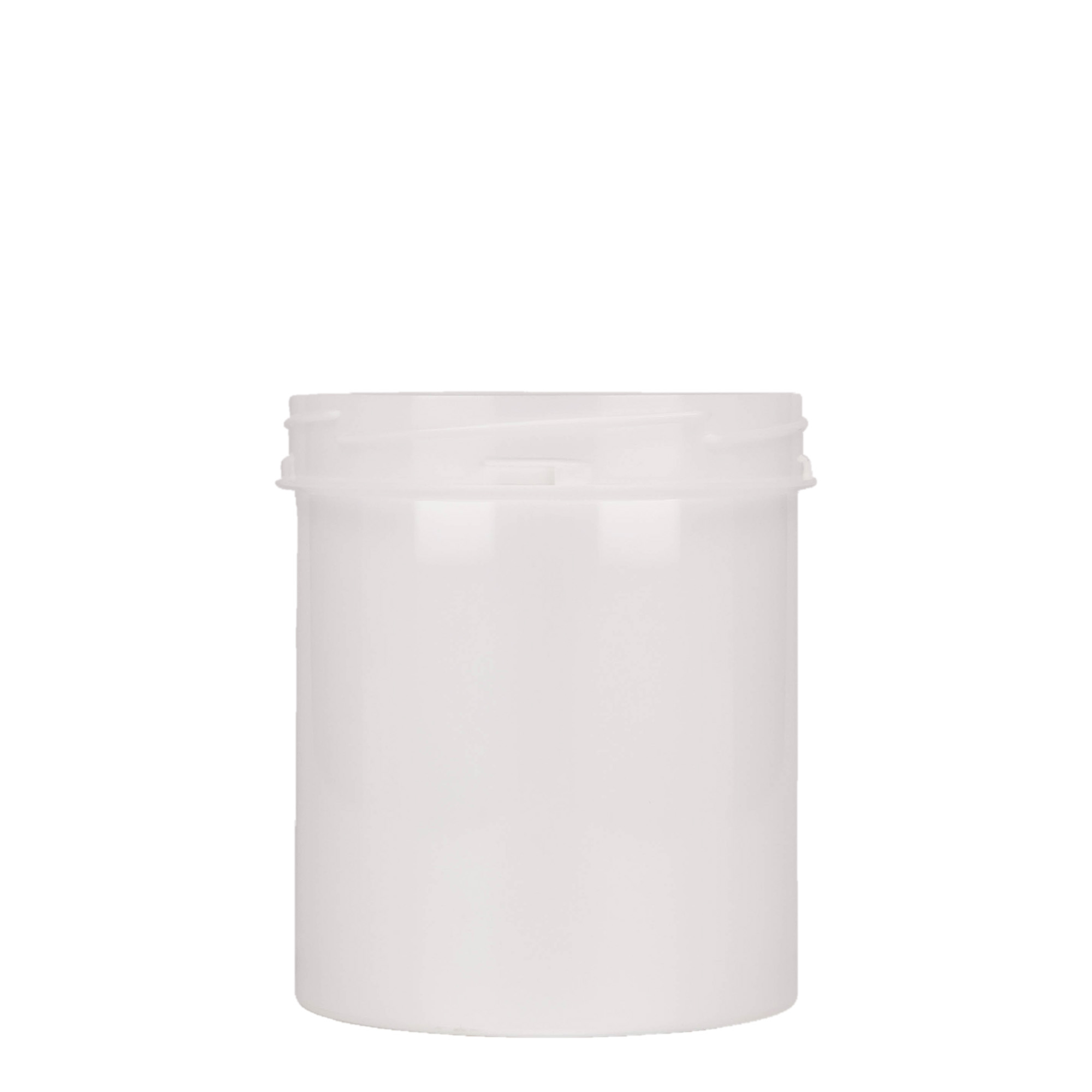 500 ml słoiczek z tworzywa sztucznego 'Securilock', PP, kolor biały, zamknięcie: zakrętka
