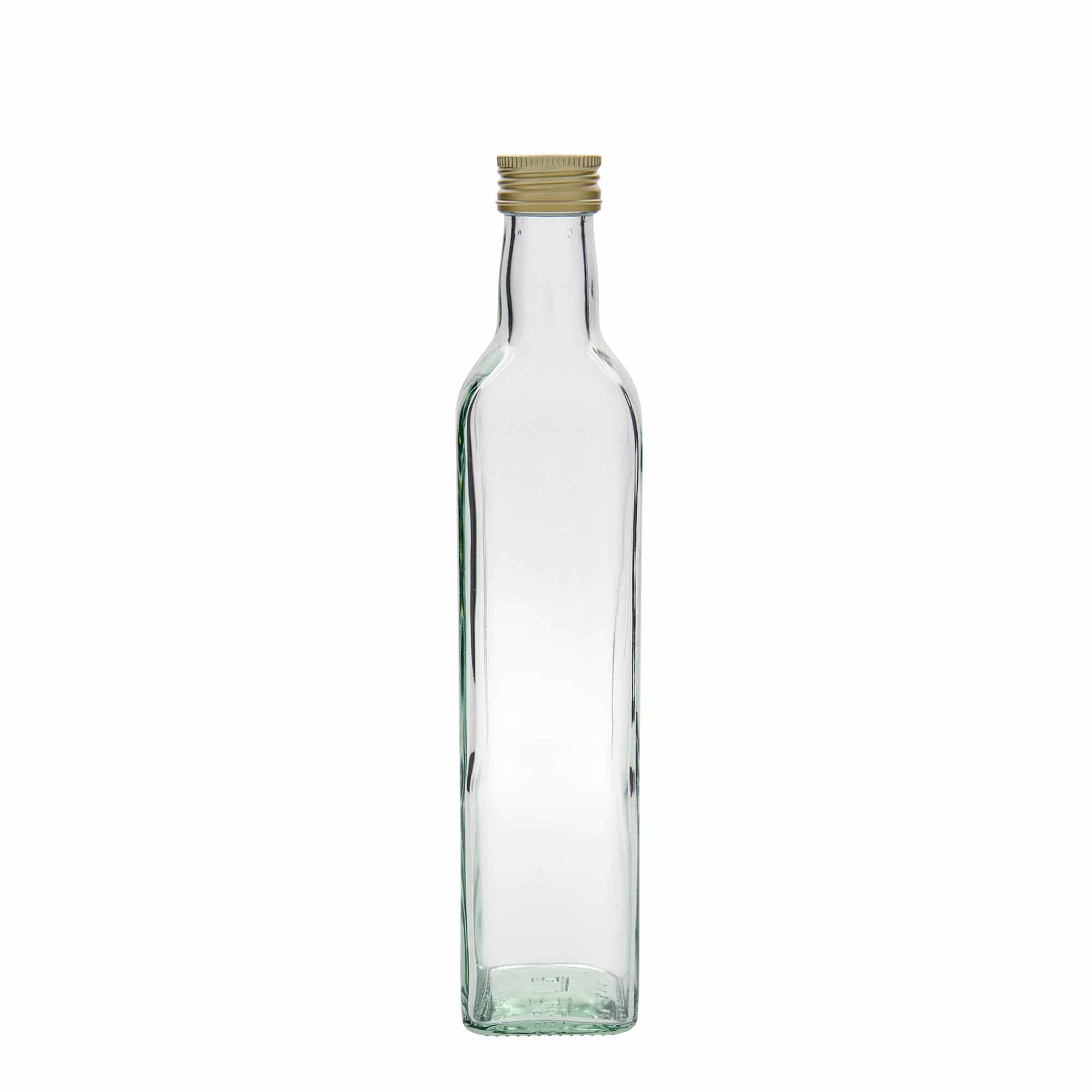 500 ml butelka szklana 'Marasca', kwadratowa, zamknięcie: PP 31,5
