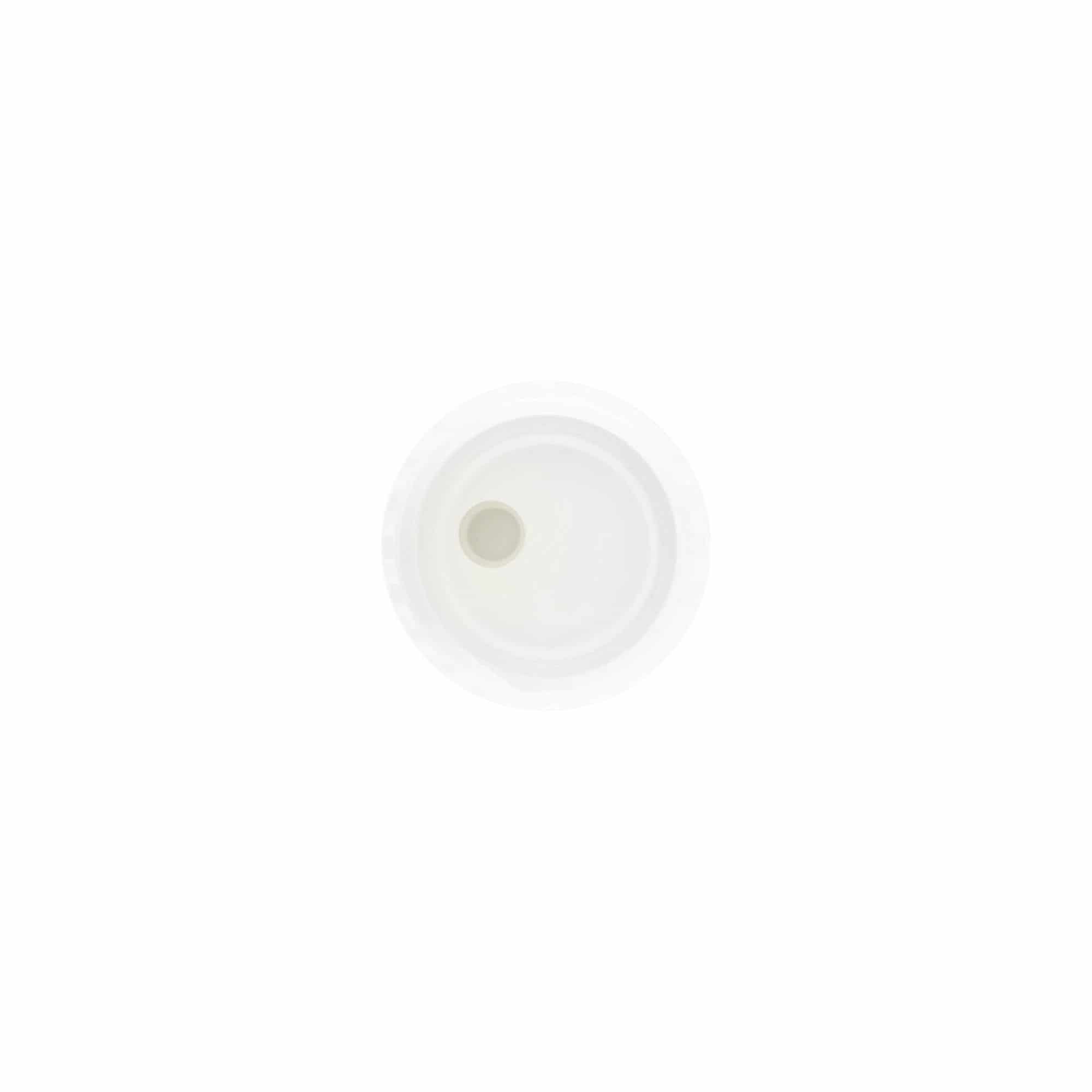 Zakrętka Disc Top, tworzywo sztuczne PP, kolor biały, do zamknięcia: GPI 24/410