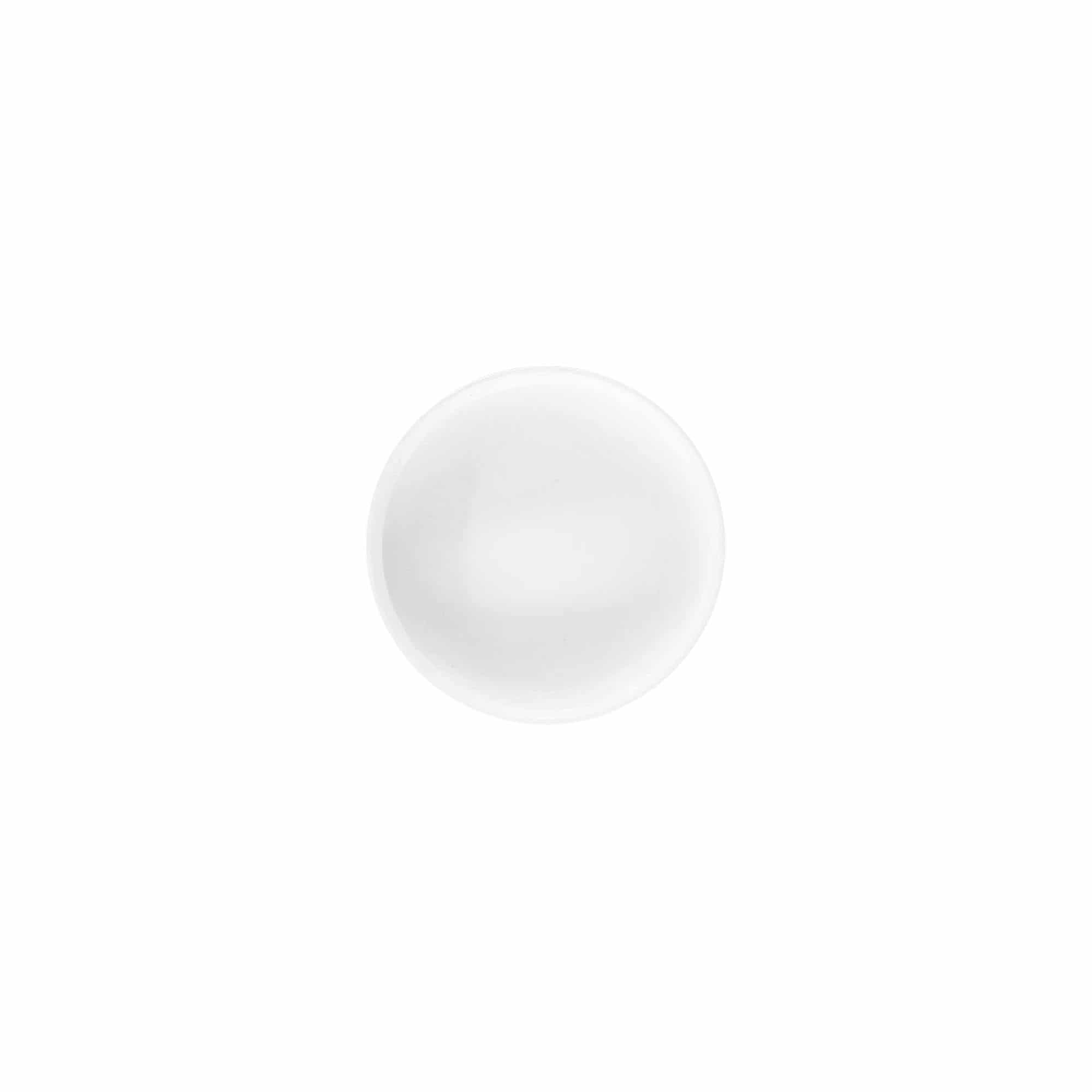 Zakrętka 'White Line' 6 ml, tworzywo sztuczne PP, kolor biały
