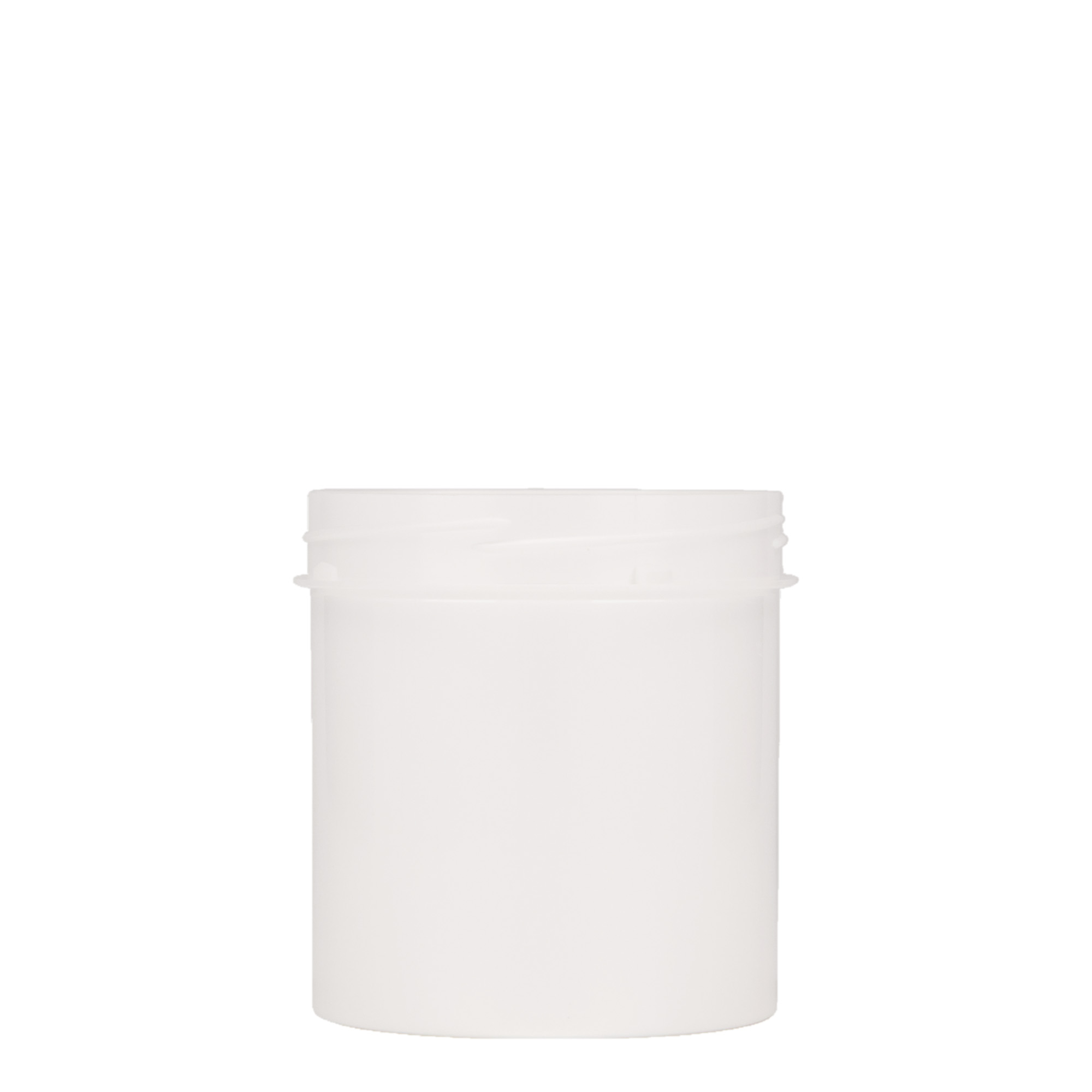 250 ml słoiczek z tworzywa sztucznego 'Securilock', PP, kolor biały, zamknięcie: zakrętka