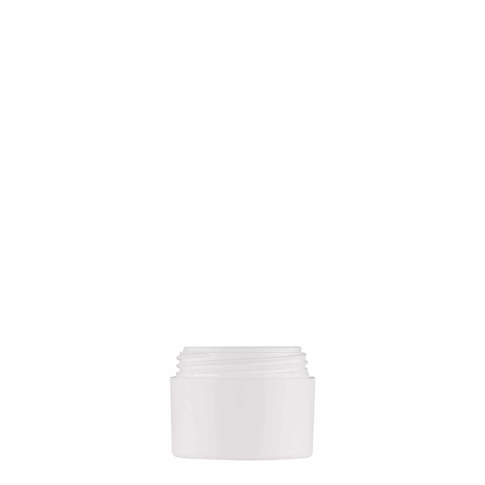 5 ml słoiczek z tworzywa sztucznego 'Antonella', PP, kolor biały, zamknięcie: zakrętka
