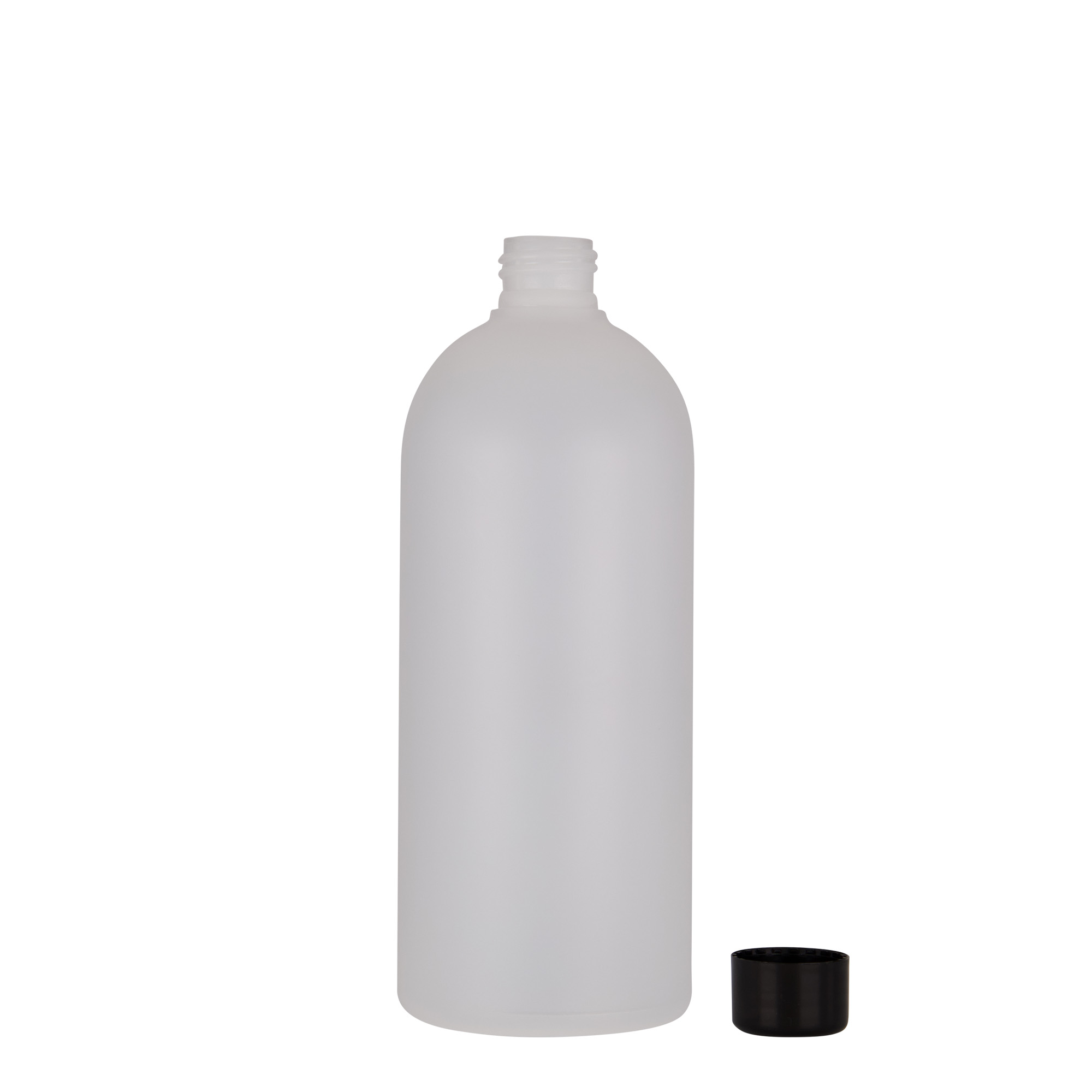 500 ml butelka z tworzywa sztucznego 'Tuffy', HDPE, kolor naturalny, zamknięcie: GPI 24/410