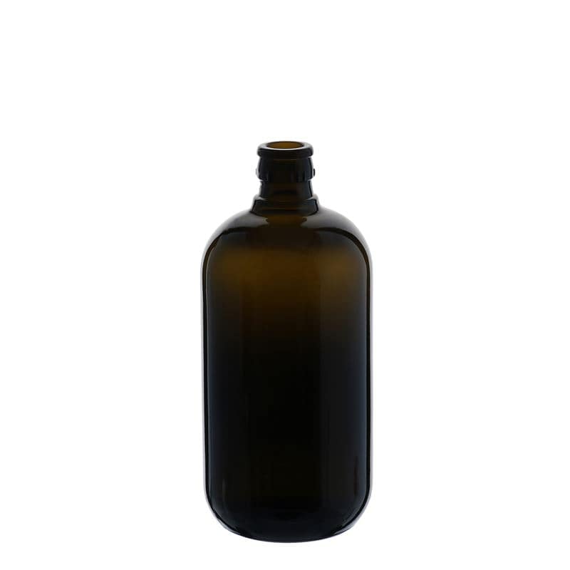 750 ml butelka na ocet/olej 'Biolio', szkło, kolor zielony antyczny, zamknięcie: DOP