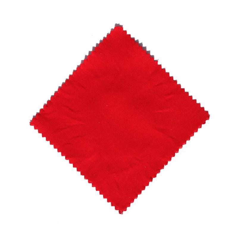 Kapturek na słoik 12x12, kwadratowy, materiał tekstylny, kolor czerwony, zamknięcie: TO38-TO53