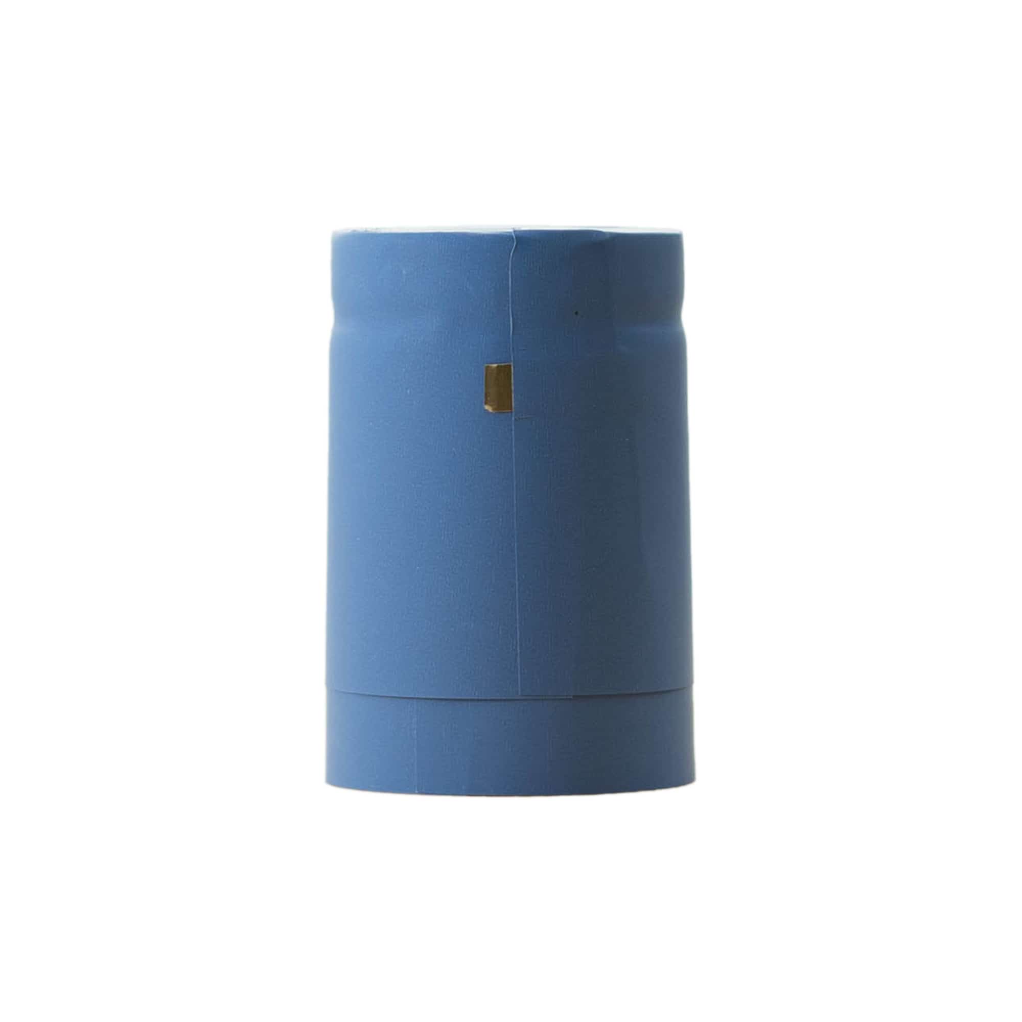 Kapturek termokurczliwy 32x41, tworzywo sztuczne PVC, kolor błękitny