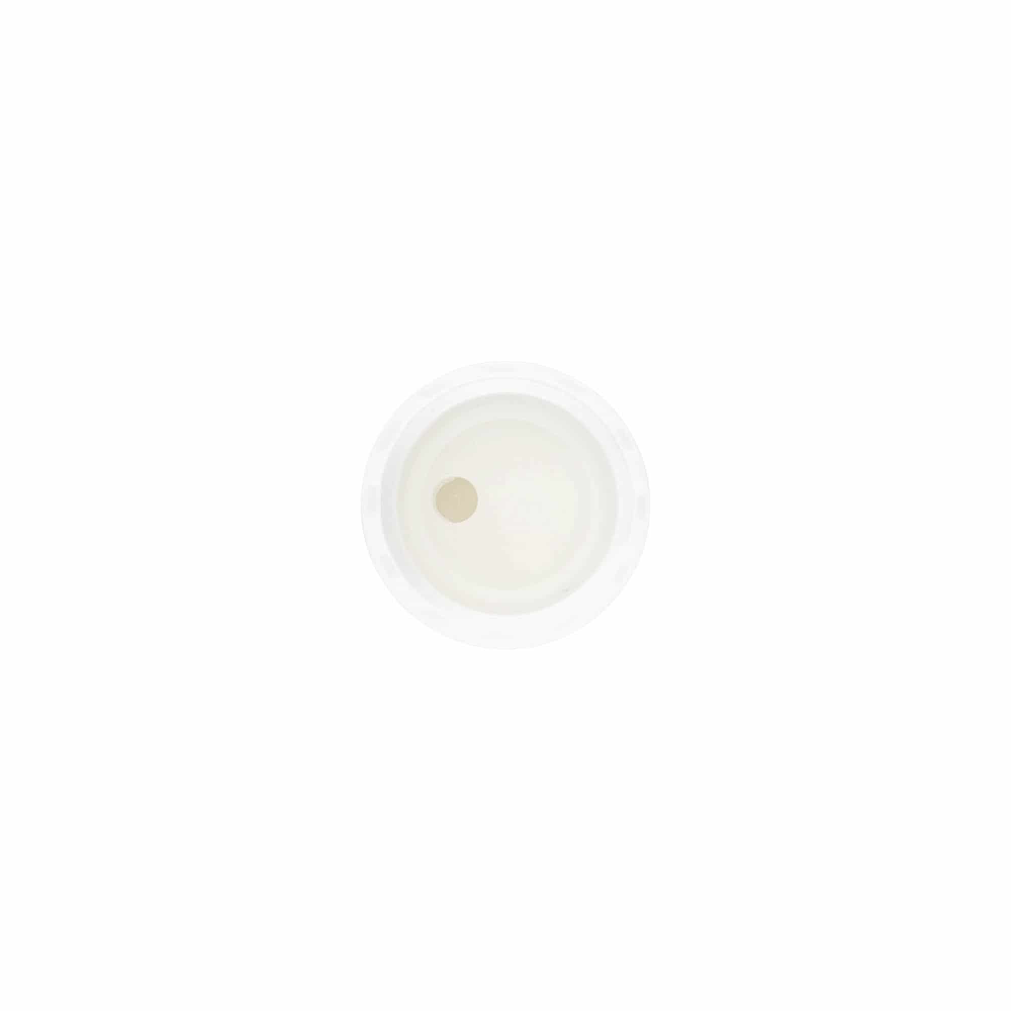 Zakrętka Disc Top, tworzywo sztuczne PP, kolor biały, do zamknięcia: GPI 20/410