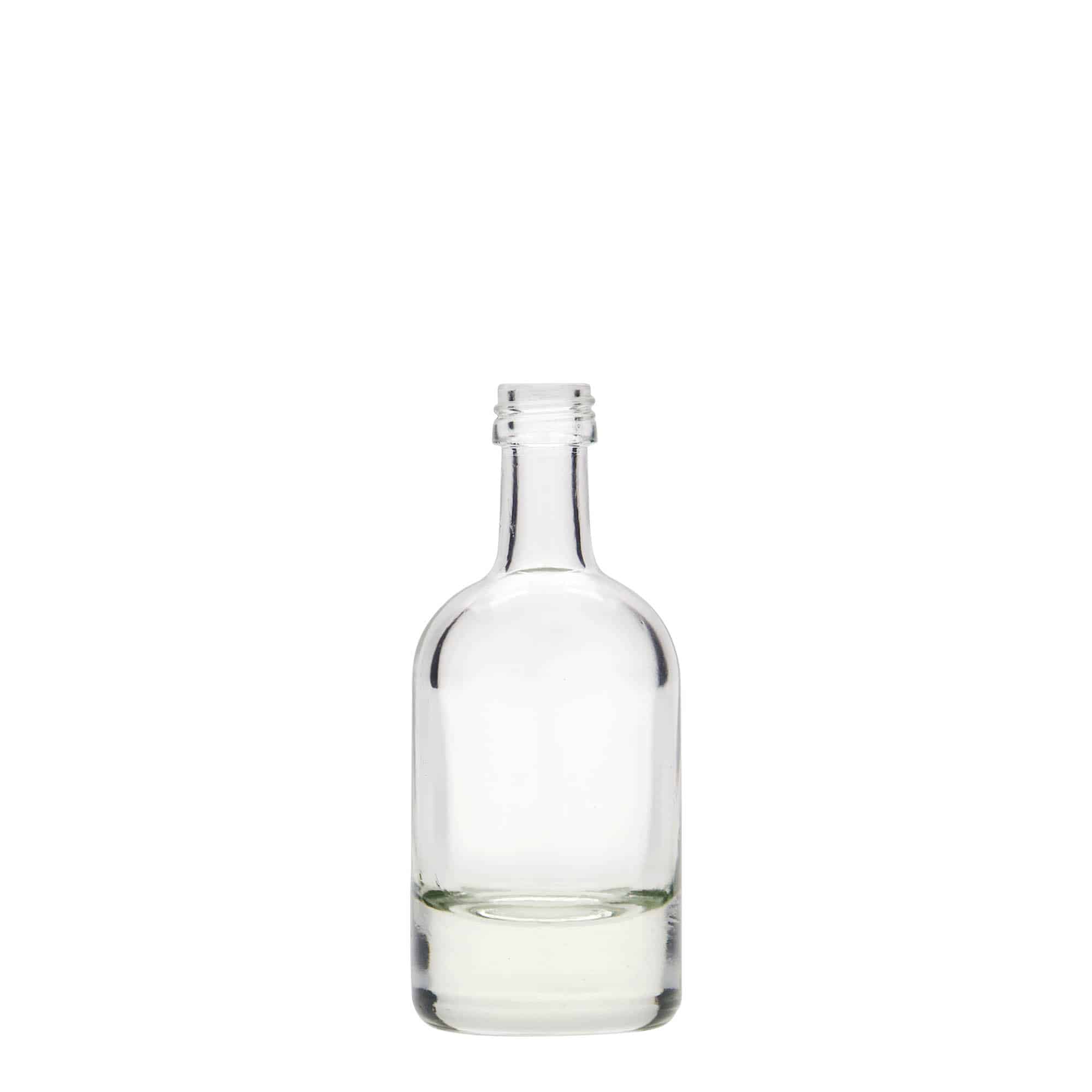 50 ml butelka szklana 'Linea Uno', zamknięcie: PP 18