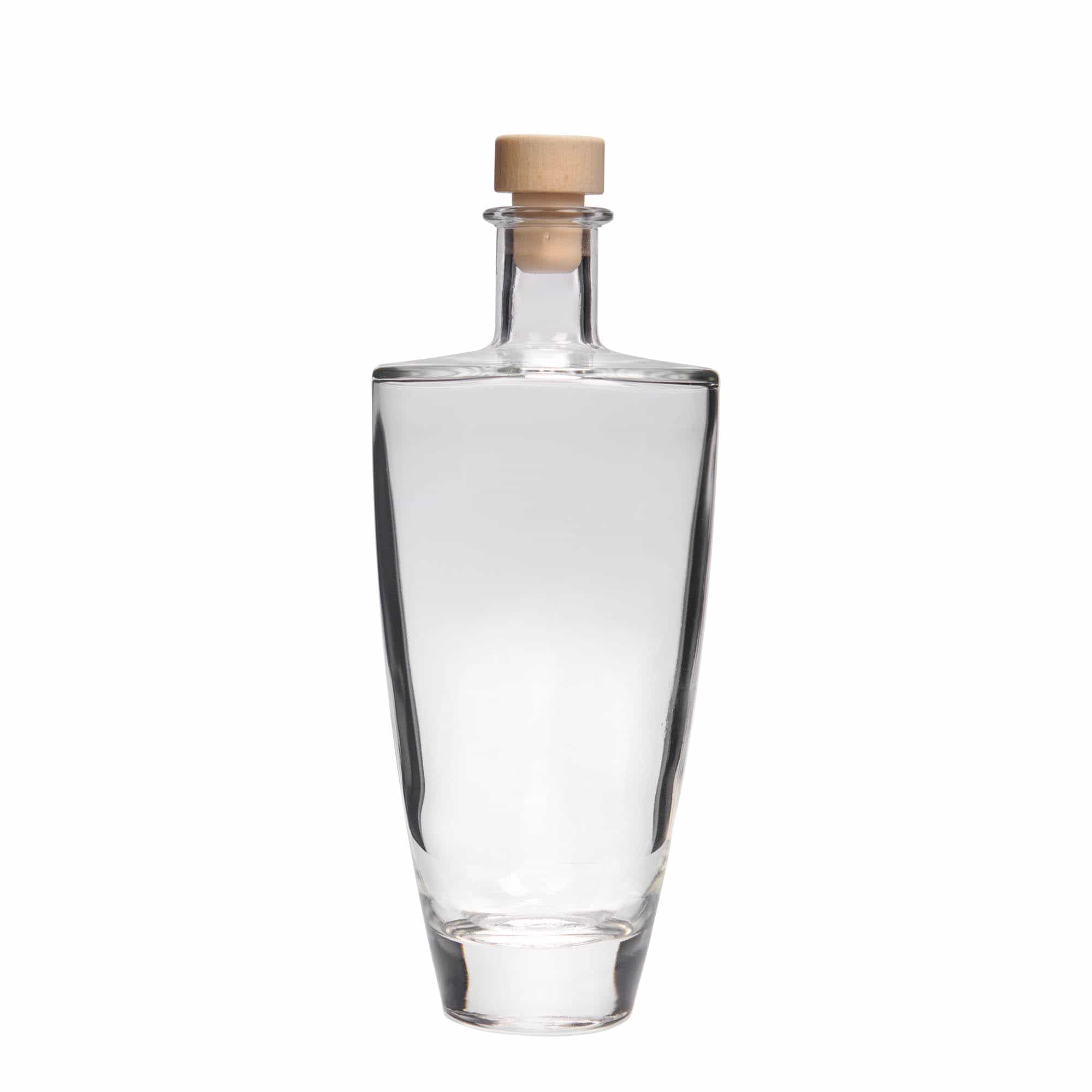 500 ml butelka szklana 'Vanessa', owalna, zamknięcie: korek