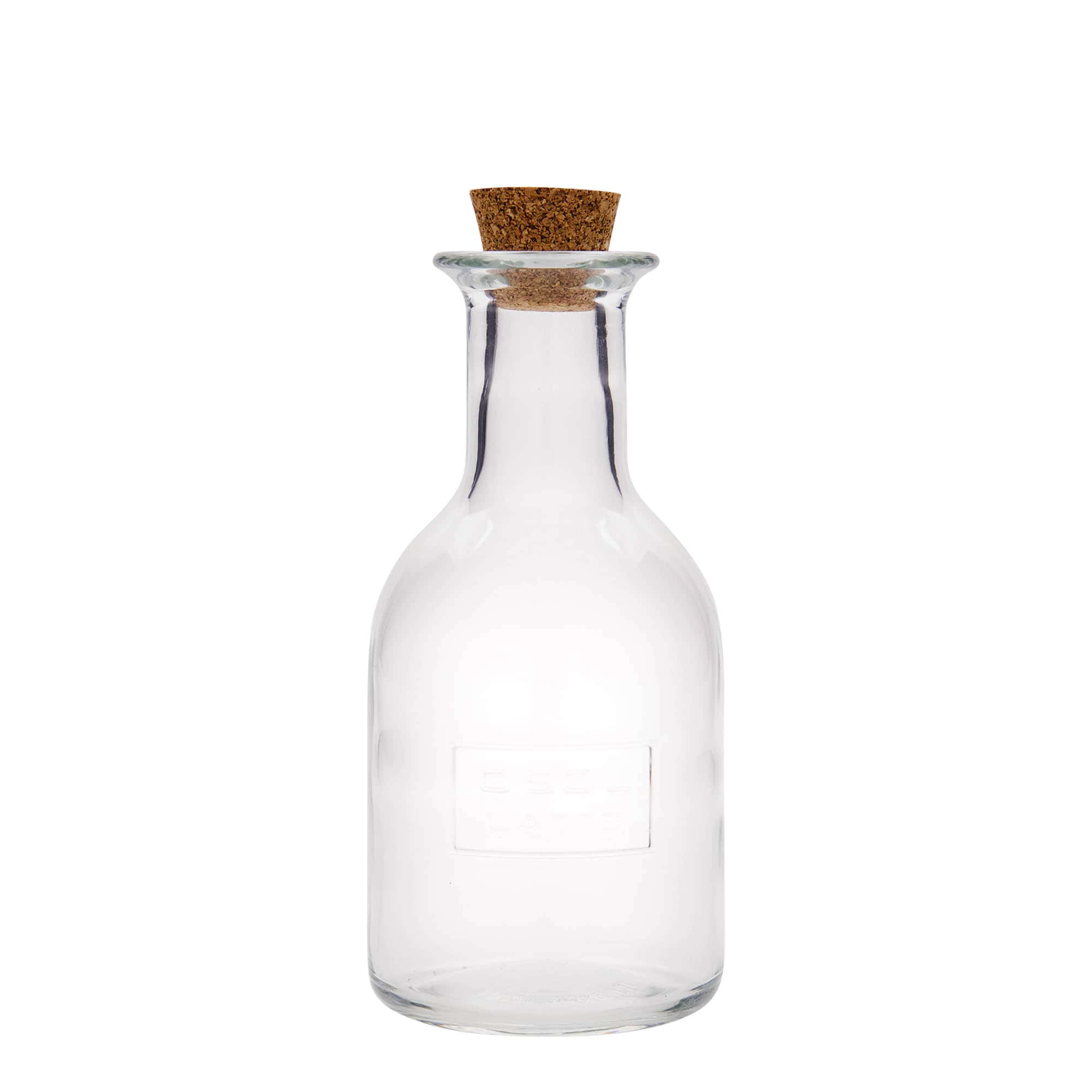 500 ml butelka szklana 'Optima Latte', zamknięcie: korek