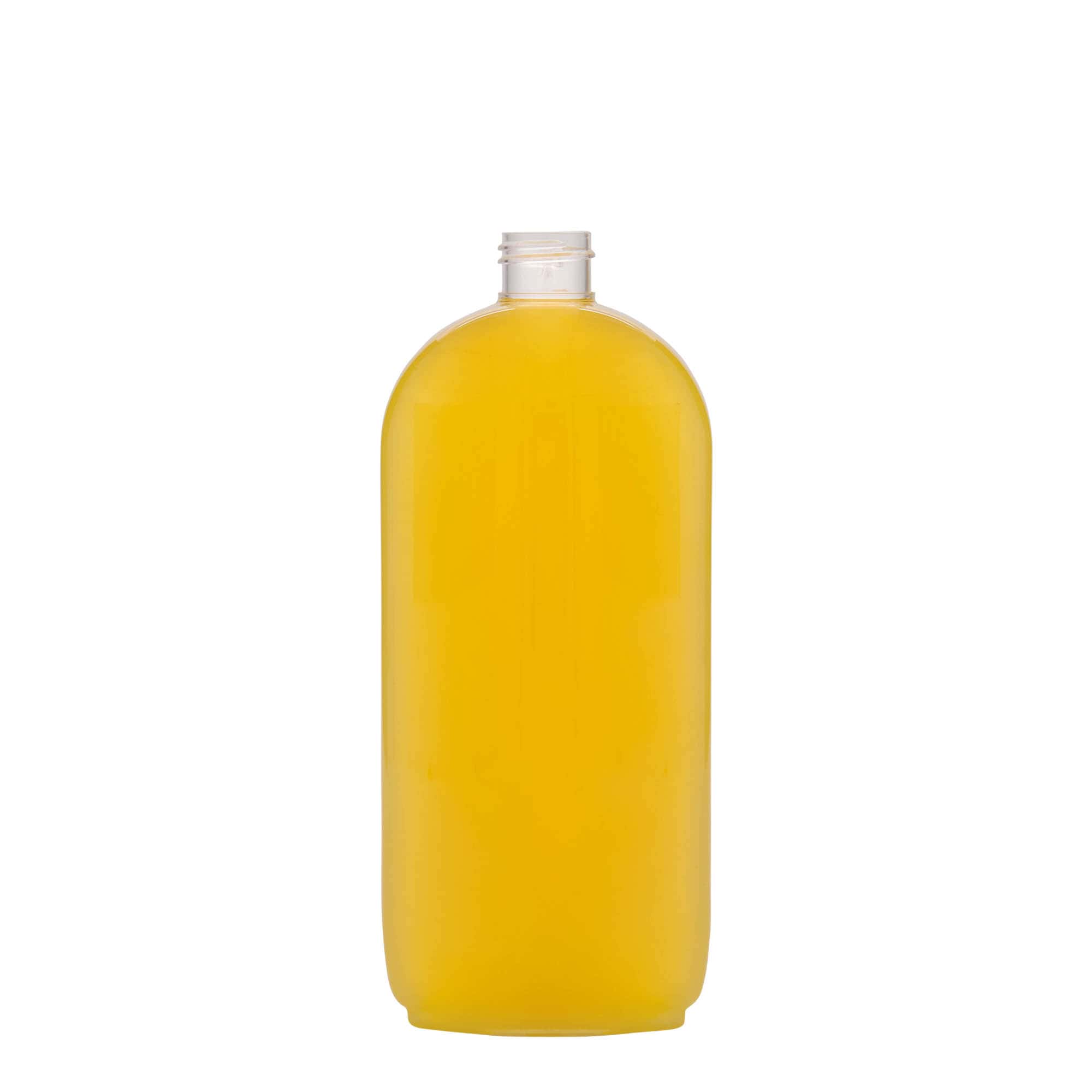 500 ml butelka PET 'Iris', owalna, tworzywo sztuczne, zamknięcie: GPI 24/410