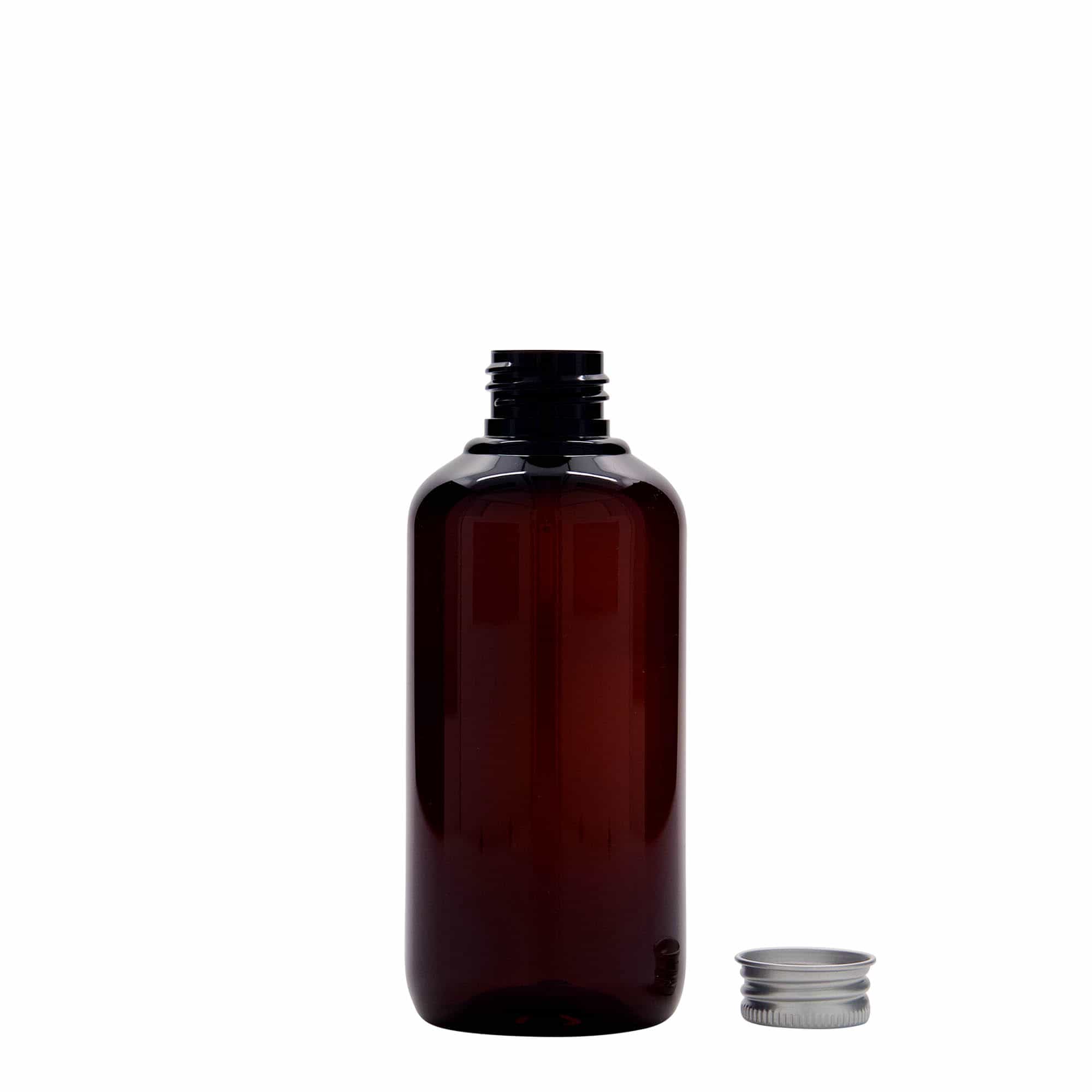 200 ml butelka z tworzywa sztucznego z recyklingu 'Victor’s Best', PCR, kolor brązowy, zamknięcie: GPI 24/410