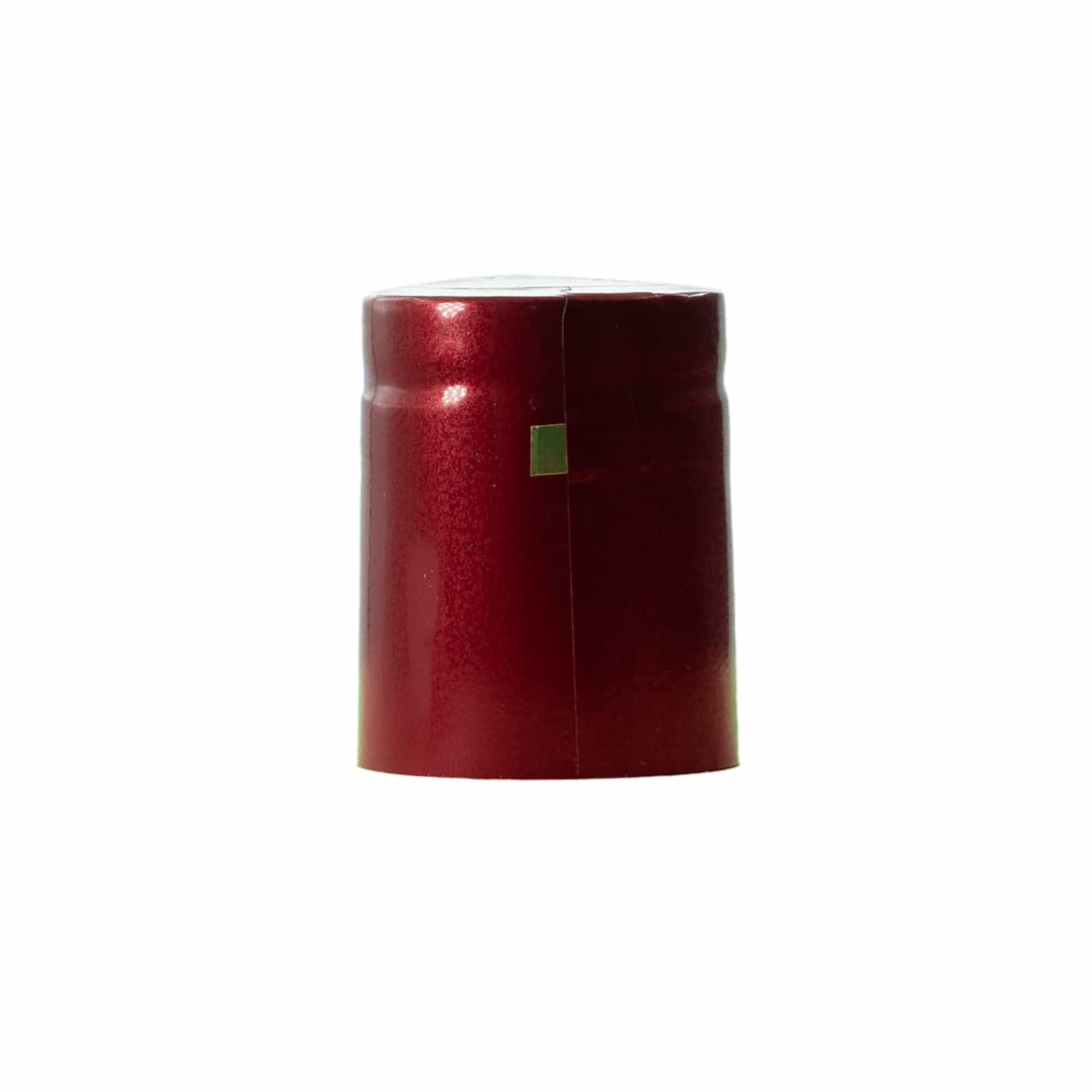 Kapturek termokurczliwy 32x41, tworzywo sztuczne PVC, kolor czerwonego wina