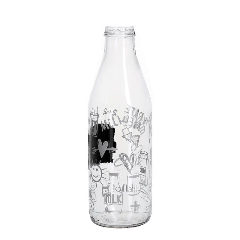 1000 ml butelka do mleka 'Lavagna', zamknięcie: twist off(TO 43)