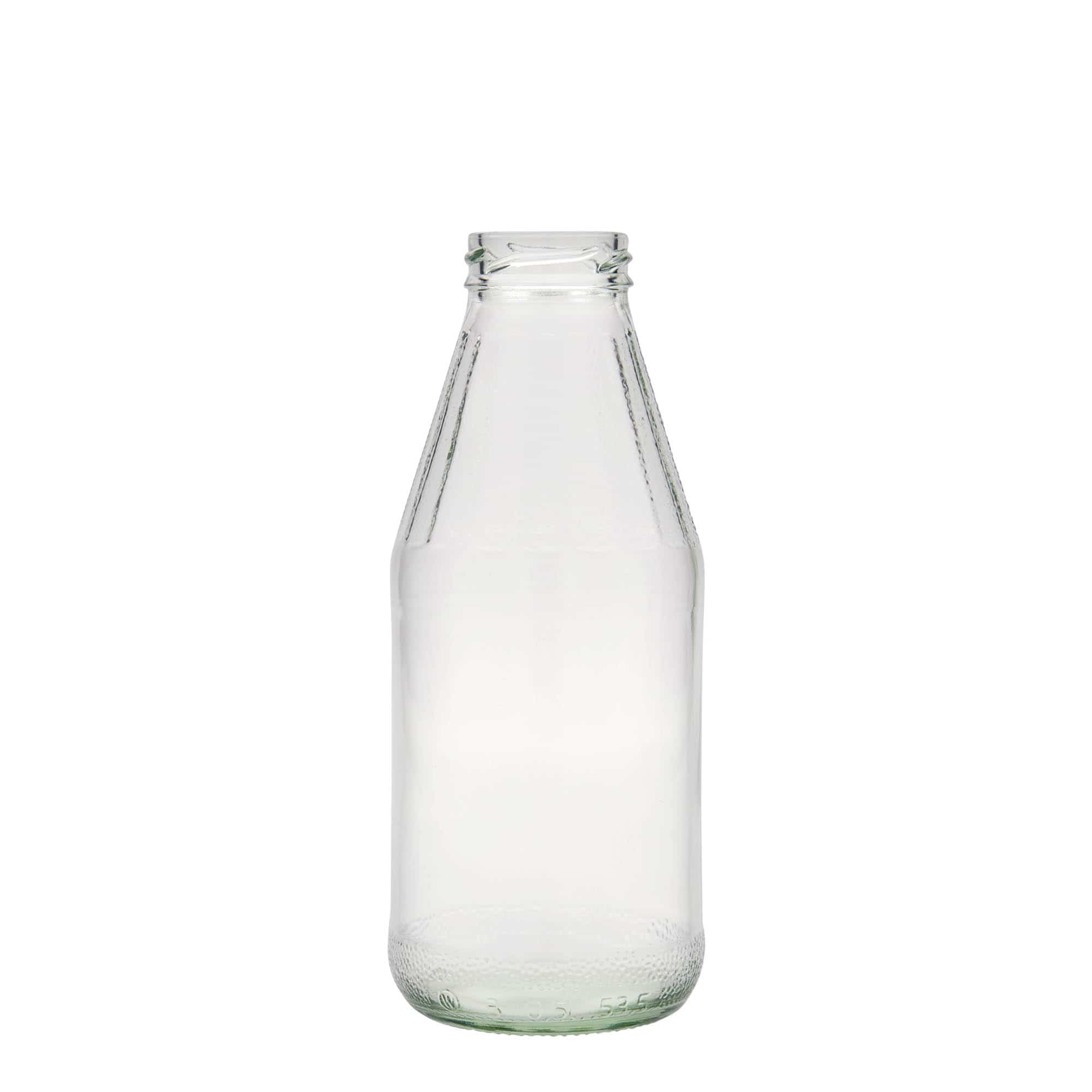 500 ml uniwersalna butelka z szerokim otworem, szkło, zamknięcie: twist off(TO 43)