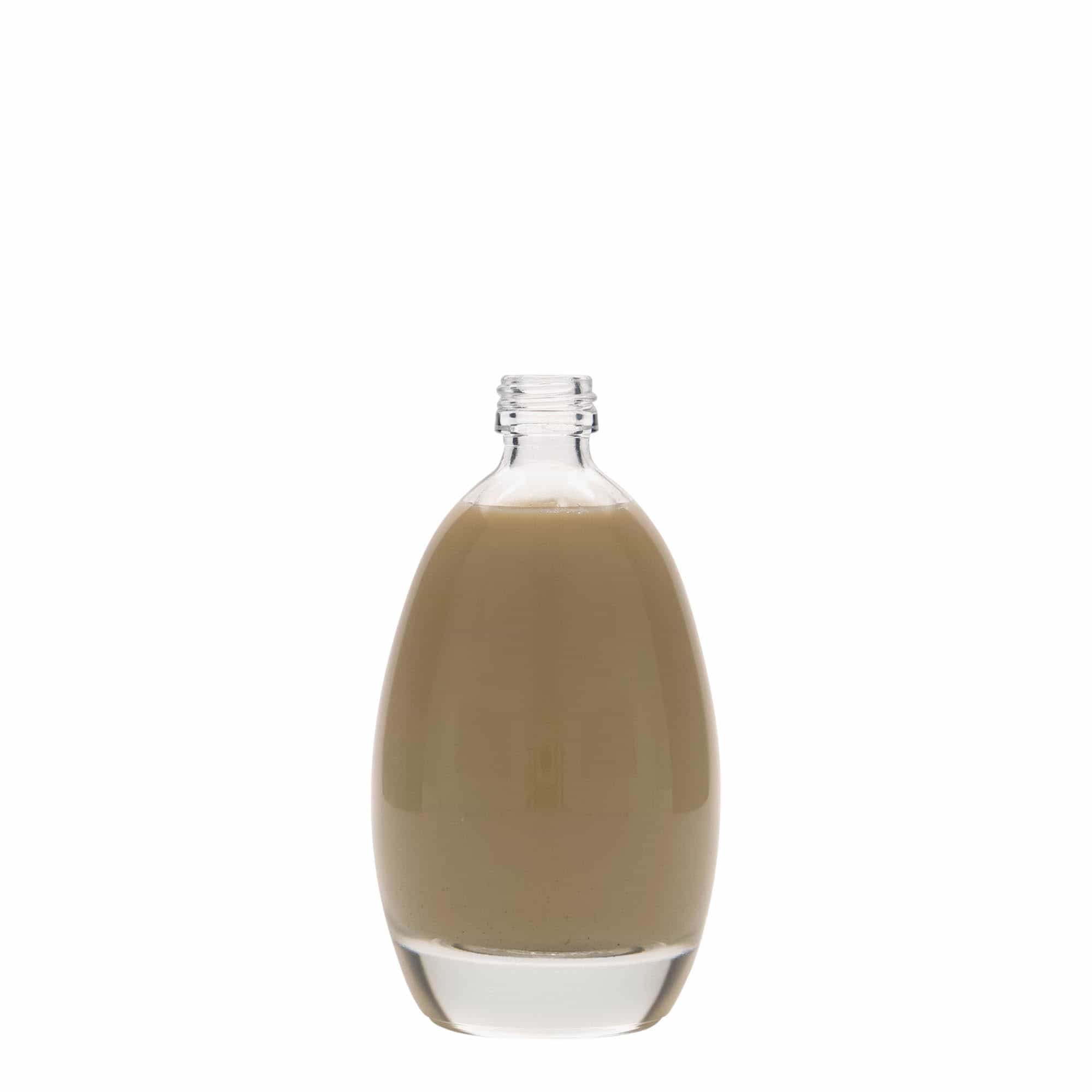 100 ml butelka szklana 'Jajko', zamknięcie: PP 18